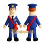 Postman Mascot Costume for Adults Custom Logo Party Character Suit