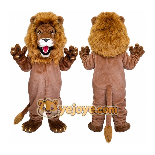 Lion Mascot Costume for Adults Custom Logo Party Character Suit