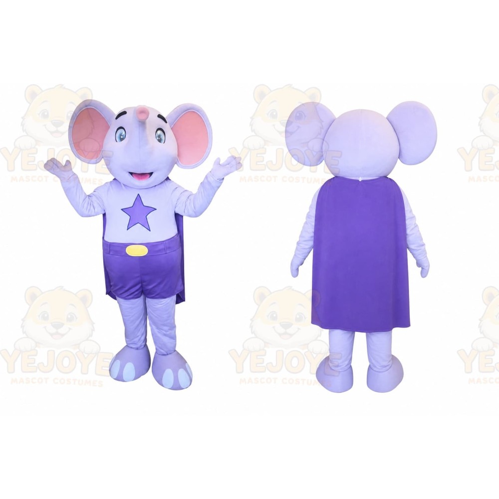 Elephant Mascot Costume for Adults Custom Logo Party Character Suit