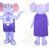 Elephant Mascot Costume for Adults Custom Logo Party Character Suit