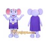Elephant Mascot Costume for Adults Custom Logo Party Character Suit