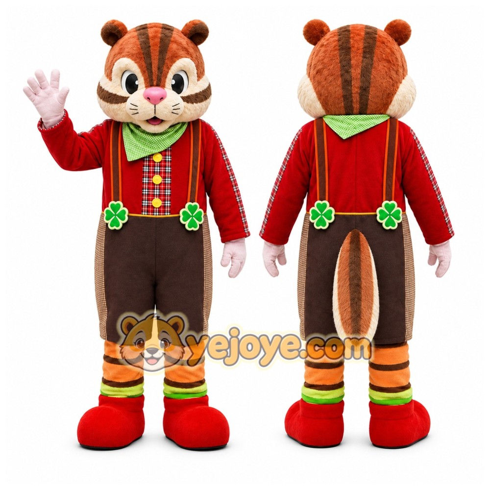 Chipmunk Mascot Costume for Adults Custom Logo Party Character Suit Chipmunk Mascot Costume for Adults Custom Logo Party Character Suit