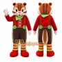 Chipmunk Mascot Costume for Adults Custom Logo Party Character Suit