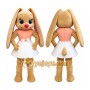 Rabbit Mascot Costume for Adults Custom Logo Party Character Suit
