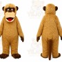 Monkey Mascot Costume for Adults Custom Logo Party Character Suit