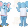 Elephant Mascot Costume for Adults Custom Logo Party Character Suit