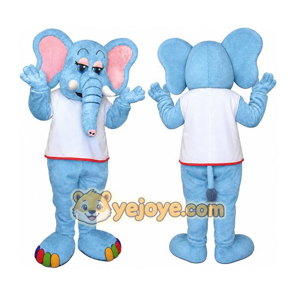 Elephant Mascot Costume for Adults Custom Logo Party Character Suit