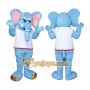 Elephant Mascot Costume for Adults Custom Logo Party Character Suit