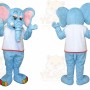 Elephant Mascot Costume for Adults Custom Logo Party Character Suit