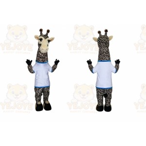 Giraffe Mascot Costume for Adults Custom Logo Party Character Suit
