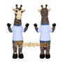 Giraffe Mascot Costume for Adults Custom Logo Party Character Suit