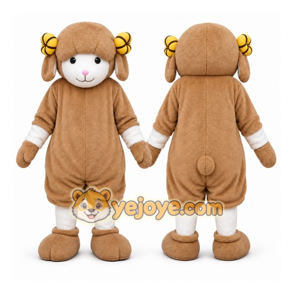 Sheep Mascot Costume for Adults Custom Logo Party Character Suit