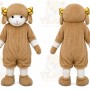 Sheep Mascot Costume for Adults Custom Logo Party Character Suit
