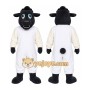Sheep Mascot Costume for Adults Custom Logo Party Character Suit