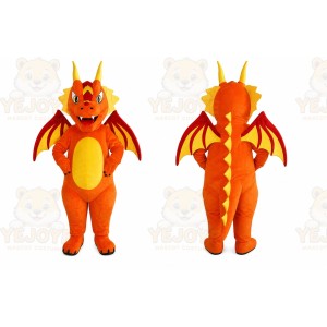 Dragon Mascot Costume for Adults Custom Logo Party Character Suit
