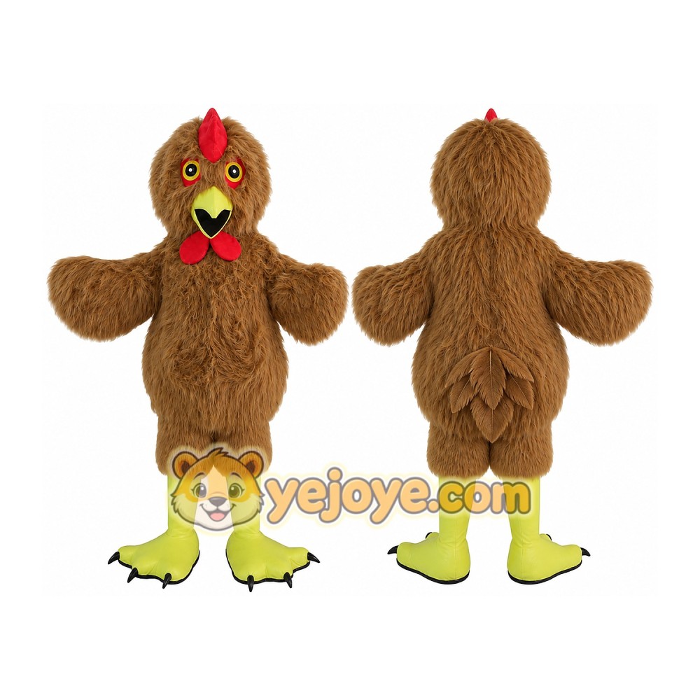 Chicken Mascot Costume for Adults Custom Logo Party Character Suit Chicken Mascot Costume for Adults Custom Logo Party Character Suit
