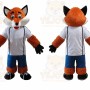 Fox Mascot Costume for Adults Custom Logo Party Character Suit