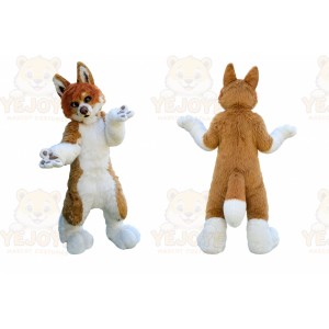 Fox Mascot Costume for Adults Custom Logo Party Character Suit