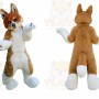 Fox Mascot Costume for Adults Custom Logo Party Character Suit