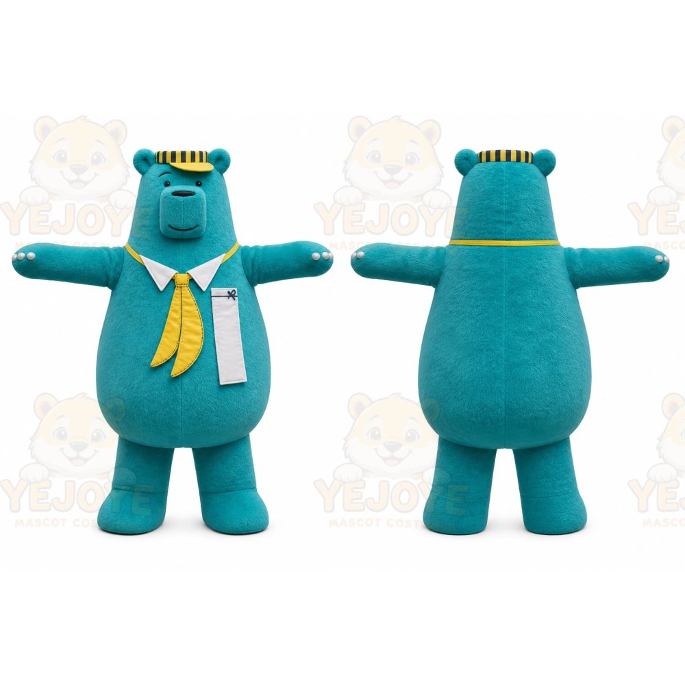 Bear Mascot Costume for Adults Custom Logo Party Character Suit