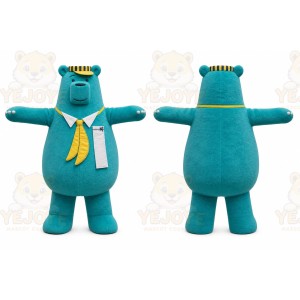 Bear Mascot Costume for Adults Custom Logo Party Character Suit