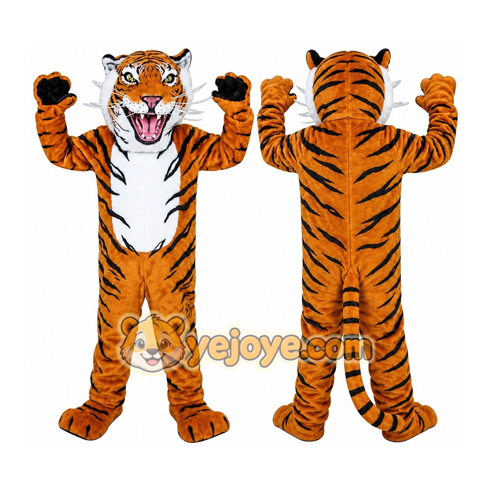 Tiger Mascot Costume for Adults Custom Logo Party Character Suit