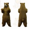Bear Mascot Costume for Adults Custom Logo Party Character Suit