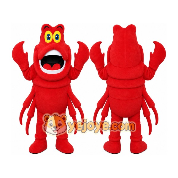 Lobster Mascot Costume for Adults Custom Logo Party Character Suit