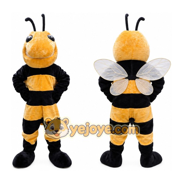 Bee Mascot Costume for Adults Custom Logo Party Character Suit