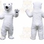 Bear Mascot Costume for Adults Custom Logo Party Character Suit