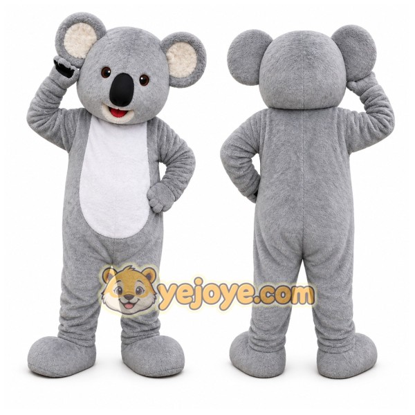 Koala Mascot Costume for Adults Custom Logo Party Character Suit