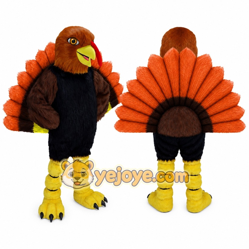 Turkey Mascot Costume for Adults Custom Logo Party Character Suit Turkey Mascot Costume for Adults Custom Logo Party Character Suit