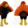 Turkey Mascot Costume for Adults Custom Logo Party Character Suit