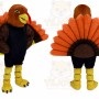 Turkey Mascot Costume for Adults Custom Logo Party Character Suit