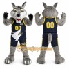 Wolf Mascot Costume for Adults Custom Logo Party Character Suit