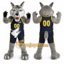 Wolf Mascot Costume for Adults Custom Logo Party Character Suit