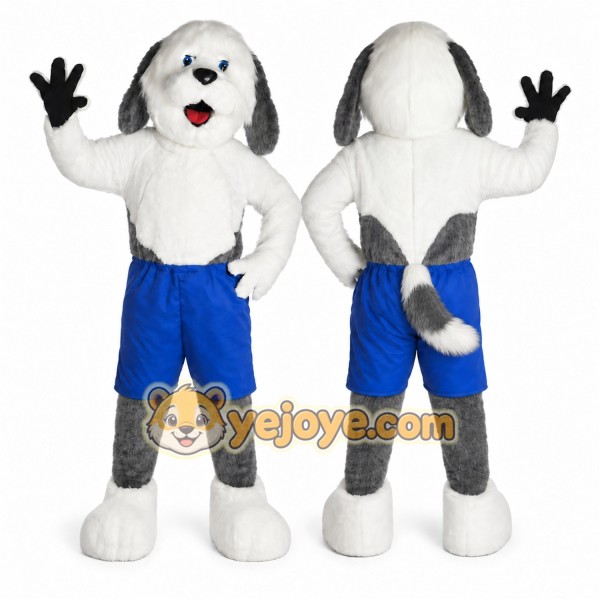 Dog Mascot Costume for Adults Custom Logo Party Character Suit
