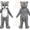 Bear Mascot Costume for Adults Custom Logo Party Character Suit