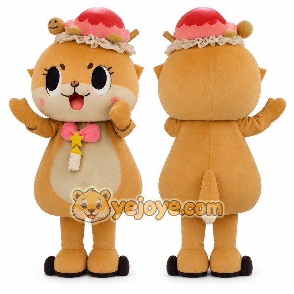 Cat Mascot Costume for Adults Custom Logo Party Character Suit
