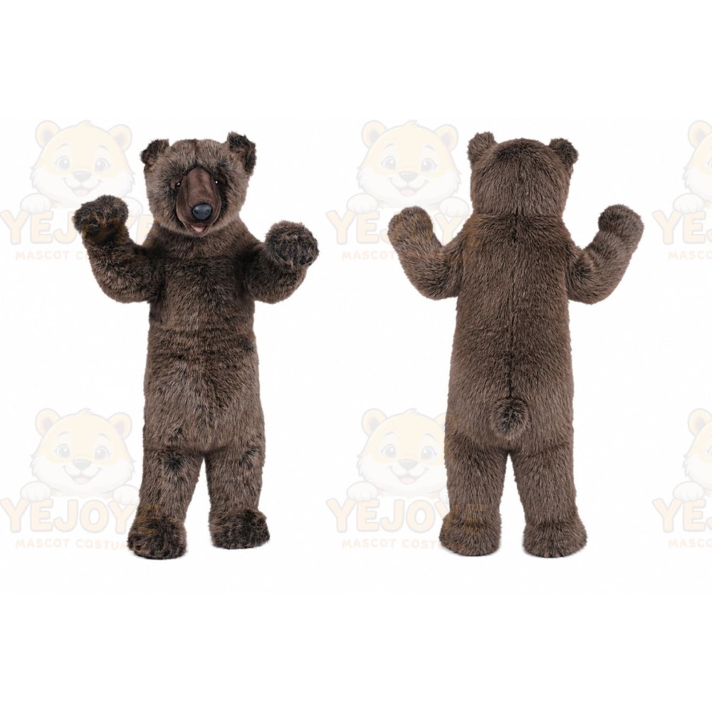 Bear Mascot Costume for Adults Custom Logo Party Character Suit
