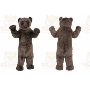 Bear Mascot Costume for Adults Custom Logo Party Character Suit