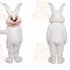 Rabbit Mascot Costume for Adults Custom Logo Party Character Suit