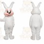 Rabbit Mascot Costume for Adults Custom Logo Party Character Suit