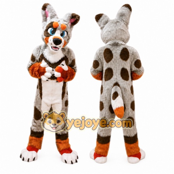 Dog Mascot Costume for Adults Custom Logo Party Character Suit