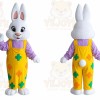 Rabbit Mascot Costume for Adults Custom Logo Party Character Suit