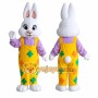 Rabbit Mascot Costume for Adults Custom Logo Party Character Suit