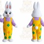 Rabbit Mascot Costume for Adults Custom Logo Party Character Suit