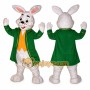 Rabbit Mascot Costume for Adults Custom Logo Party Character Suit