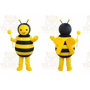 Bee Mascot Costume for Adults Custom Logo Party Character Suit