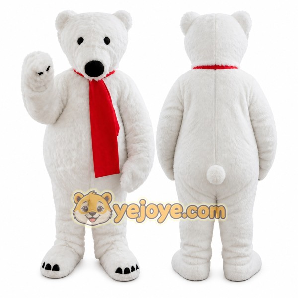 Bear Mascot Costume for Adults Custom Logo Party Character Suit
